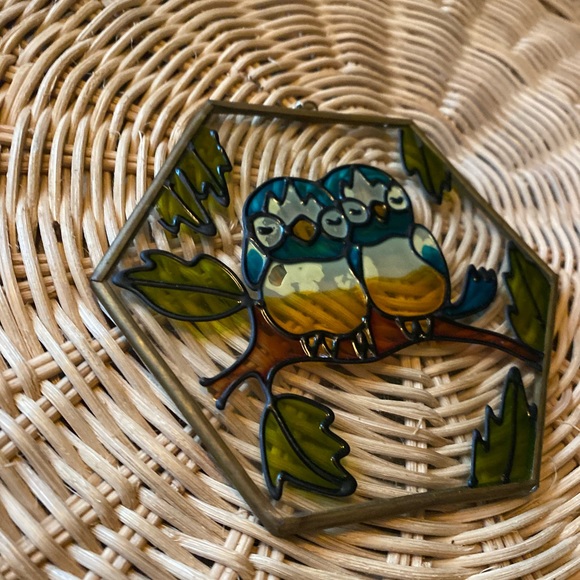 Love birds vintage suncatcher - Picture 2 of 6